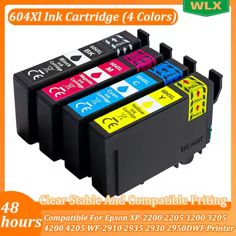 1/2/3 SET 604XL T604XL Ink Cartridge For Epson XP-2200 2205 3200 3205 4200 4205 WF-2910 2935 2930 29