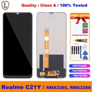 100% tested Original For Realme C21Y / Realme C25Y LCD Screen Touch Screen and Digitizer Assembly Part for RMX3261, RMX3265, RMX3268, RMX3269LCD Screen