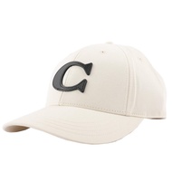 COACH Varsity C Logo 棉質棒球帽（白色） _廠商直送