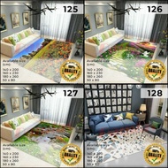 CARPET 3D MODERN SOFT VELVET KARPET WATERPROOF SIZE XXXL ( 180CM X 260CM) -2