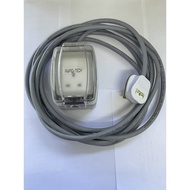 (Ready Stock )IP66 Weatherproof Single Trailing Switch Socket Extension With Cover Ingress Protectio