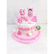 cake roblox girl / kue ulang tahun ukuran 15cm