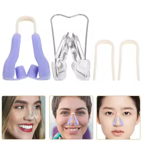 Nose Bridge Lifting Clip Silicone Nose Shaper Slimmer Corrector for Defined Contoured Profile Smooth