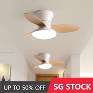 25 Inches Household LED Ceiling Fan Light 6 Levels Adjustable Frequency Conversion Electric Fan Lamp