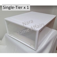 21L Single Tier Drawer Storage Box (Dim: 41 x 31 x 16.5cm) (Stackable Easy Storage Container)