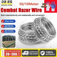 Razor Barbed Wire 450mm 700mm 10 Meter Roll Type/Lurus Barbed Wire/ Kawat Razor/ Razor Jenis Lurus/ 