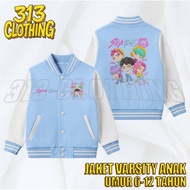Jaket Varsity Anak Saja Boys Kpop Demon Hunters / Jaket Anak Varsity Kpop Demon Hunters Baby Saja Gr