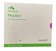 Mepilex - Mepilex 全效透氣 防水 痔瘡 敷料敷貼 10x10cm/4x4in (5片裝) 泡沫敷料#無邊型#痔瘡#壓瘡貼