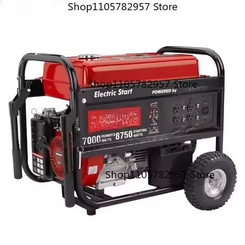 Portable Power Plant 50HZ 60HZ 2KW/2.5KW/3KW/5KW/7KW Petrol Generator 7HP 16HP With Copper Wires/