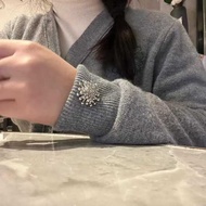 Silver Dandelion Brooch Luxury Exquisite Coatfrench styleSuit Atmosphere Accessories Corsage Women