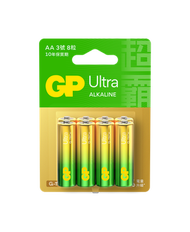 超霸 - GP特強鹼性電池 AA 8粒裝 [GPPCA15AU755][C25]