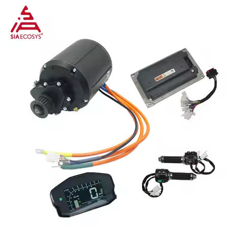 QS 138 90H 4000W V3 Liquid Cooled Mid Drive Motor Kit with EM200-2SP Votol Controller with Enlarged 