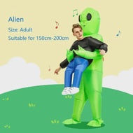 Halloween Alien Inflatable Suit Alien Costume for Kids Monster Inflatable Costume Scary Green Alien 