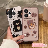 Realme 15 Case 15 Pro/ 15T/ 15T Pro/ - Cute Bear Motif - Flexible Camera Protector Softcase