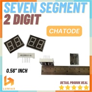2 Digit Seven Segment 7 segments 0.56" inch 2digit Red Common Cathode