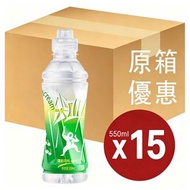 農夫山泉 尖叫 纖維型 檸檬味運動飲料｜樽裝原箱550毫升 香港行貨，添加膳食纖維，清爽檸檬風味，運動補水飲品 (新舊包裝隨機發送)