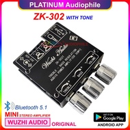 Bluetooth 5.1 Stereo Class D Amplifier 2X 30W ZK-302T - ZK-302