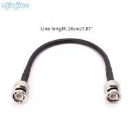 cc BNC Male To BNC Male RG58 Pigtail Cable 20cm Connector Crimp Coax Cables