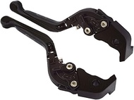 Carbony Color Levers, Brake Clutch, Left and Right Set, Black (Extension Lever, Green, Adjuster Yell