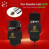 NEW Upgrade H2D High Flow 0.4mm Hotend Nozzle For Bambu Lab h2d Detachable Hardened Steel Nozzle for
