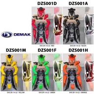FREE STICKER DEMAK EVO-ZR 110 (2) ZR EVO BLACK RED GREEN ORANGE YELLOW COVER SET WITH BUBBLE WRAP PR