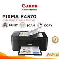 Canon PIXMA E4570 Printer 2 Sided Print Auto Document Feeder - (Print/Scan/Copy/Fax/Wifi) - 3 Years 