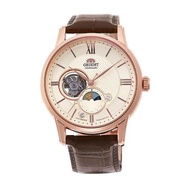 [Powermatic] Orient RA-AS0009S RA-AS0009S10B Sun &amp; Moon Classic Automatic Semi-Skeleton Men's Watch