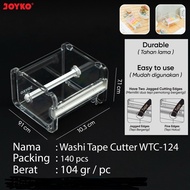 Joyko WASHI TAPE Cutter WTC-124 Plastic Washi Insulation Cutter/ WTC124 WTC 124 Mini TAPE Dispenser/