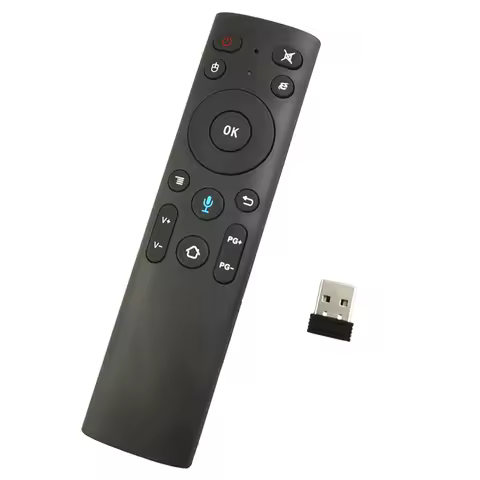 Q5+ Air Mouse Bluetooth Voice Remote Control for Smart TV Android Box Wireless 2.4G Voice Remote Con