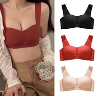 High Quality Fashion Woman's Thin Cup Bra Wireless Push Up Ladies Underwear Female Lingerie