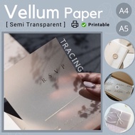 [ 25/ 50 /100 PCS ]  A5, A4, A3 Size Quality Tracing Paper/ Vellum Paper/ Translucent Paper/Sulfuric