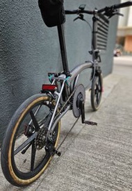 ACE C5 國布 14速摺車 5刀碳輪 8KG 超輕 (not Brompton Neo T-line)