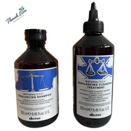 DAVINES REBALANCING oil-balancing shampoo and cleansing solution 250mlx2.TL TL