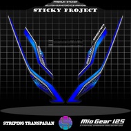 MIO GEAR 125 TRANSPARENT STICKER MIO GEAR STRIPPING/ MIO GEAR VARIATION STICKER/ FOURSTORE 1/