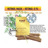 Fuka Retinol Mask Box 7 Pieces _ Skin Rejuvenation Mask (For Aging Skin, Slingshotm Skin, Acne Skin)