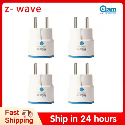 NEO Coolcam Z WAVE PLUS EU Plug Smart Power Socket Home Automation Alarm Smart Home System ZWave 868