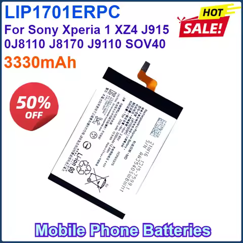 3330mAh LIP1701ERPC Mobile Phone Battery For Sony Xperia 1 XZ4 J9150 J8110 J8170 J9110 SOV40 High Qu