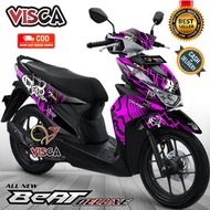 Stiker Motor Beat 2021 Full Body Stiker Beat Street 2022 Variasi Full Body Striping Beat 2020 Varias