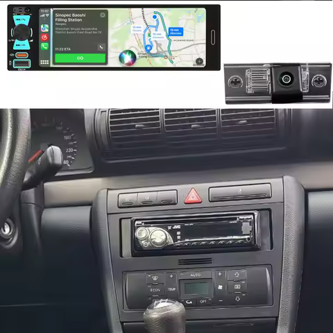 Android Car radio Carpaly GPS Navigation+AHD Reverse camera For Audi A4 B5 8D2 8D5 8K2 8EC 8E2 8W2 8