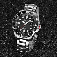 Seiko_SNE551P1 นาฬิกา PROSPEX Series Black Dial Water Ghost นาฬิกาเรืองแสงดำน้ำควอตซ์นาฬิกาสำหรับผู้ชาย