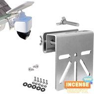 INCENSECRAFTX Gutter Bracket, Metal Channel Mount Wall Mount Bracket, Wall Mount Gutter Mount  Camer