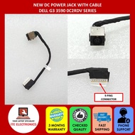 NEW DELL G3 3590 0C2RDV SERIES DC POWER JACK WITH CABLE 450.0H706.0011 450.0H706.0021