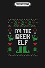 Composition Notebook: Geek Elf Ugly Christmas Costume Matching Family Group Reed Rugged Classic Vape