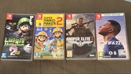 Nintendo Switch Games: Luigi's Mansion 2, Super Mario Maker 2, Sniper Elite 4, FIFA 22