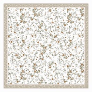 Tudung bercetak Retro wanita 110cm Voile Headscarf besar nipis selendang selendang Anak Tudung