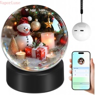 VaporLuxe Memory Sphere Ball – Wi-Fi Upload Crystal Video Orb for Custom Photos & Videos – Unique Pe