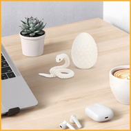 3D Printed Snake Egg Flexible Articulated Fidget Snake Toy Snake Egg Snake Gear Egg Desk Ornament fo