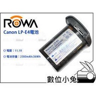 數位小兔【ROWA 樂華 LP-E4 電池 FOR CANON 1D】1D-III IIIS IV LP-E4N 通用