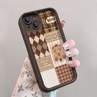 เคสiphone 11 การ์ตูนหมีซิลิโคนอ่อนนุ่มเคสโทรศัพท์สำหรับiPhone 15 11 12 13 14 Pro Max 7 8 บวกX XR XS Max SE 2020 14 Pro Maxครอบคลุมปลอกกันกระแทก