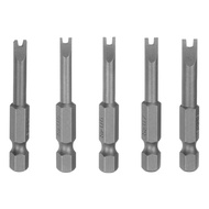 T 磁気U4 U5 U6 U7 U8チップ U字型バッチヘッドスパナ ドライバービットツール 5個
